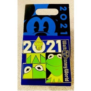 NWT 2021 Walt Disney World Kermit the Frog Trading Pin Muppets
